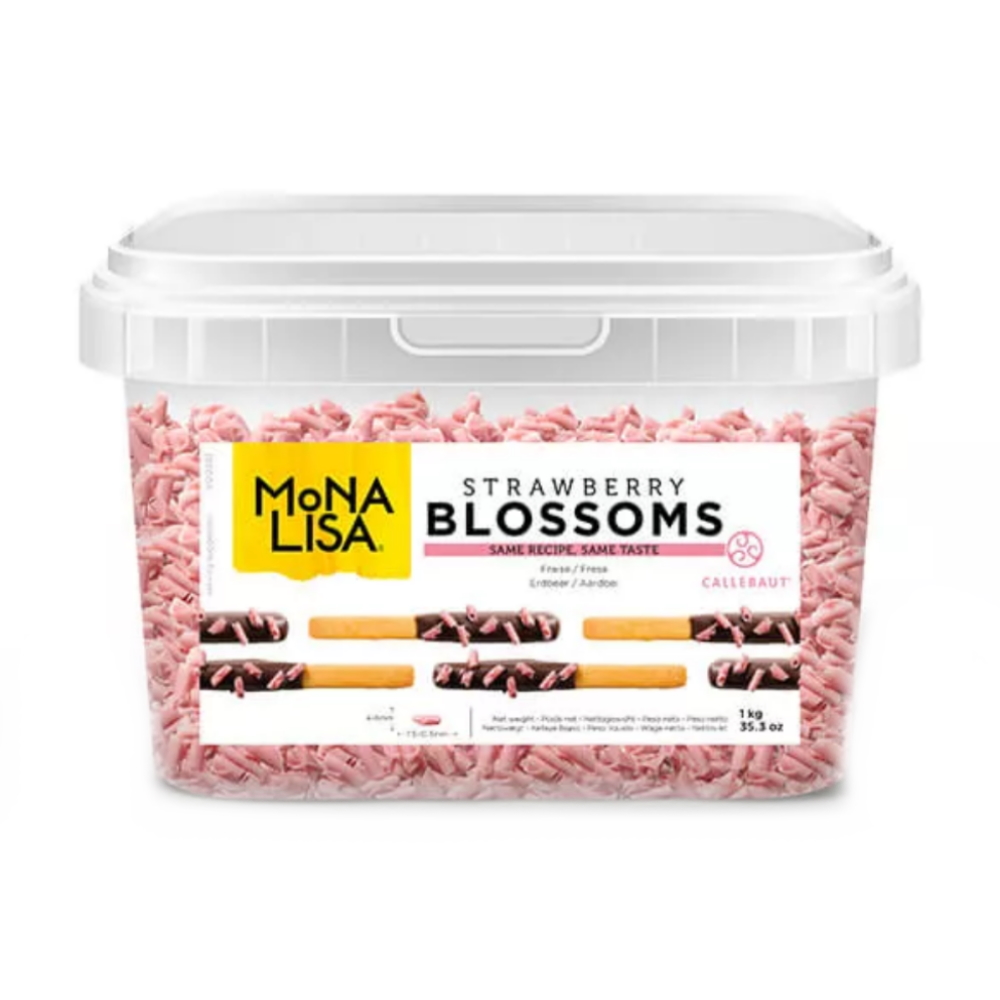 купить Шоколадные завитки Blossoms Strawberry Mona Lisa CHF-BS-22271E0-07B 4*1кг