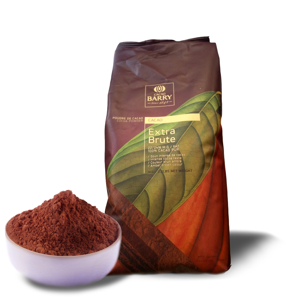 купить Какао-порошок темно-красный EXTRA BRUTE Cacao Barry DCP-22EXBRU-RT-89B, 6шт* 1кг 3 класс