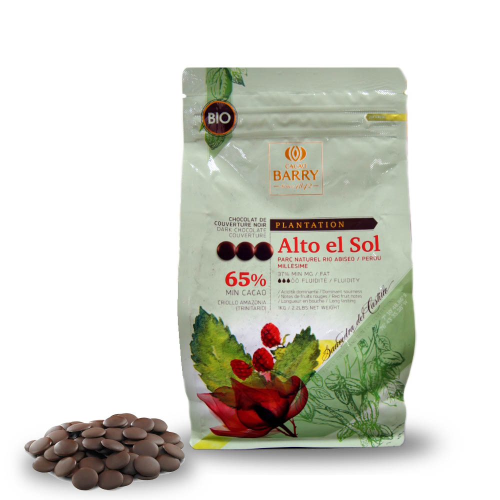 купить Шоколад горький Alto El Sol 65% Cacao Barry CHD-P65ALTN-2B-U73 1кг 