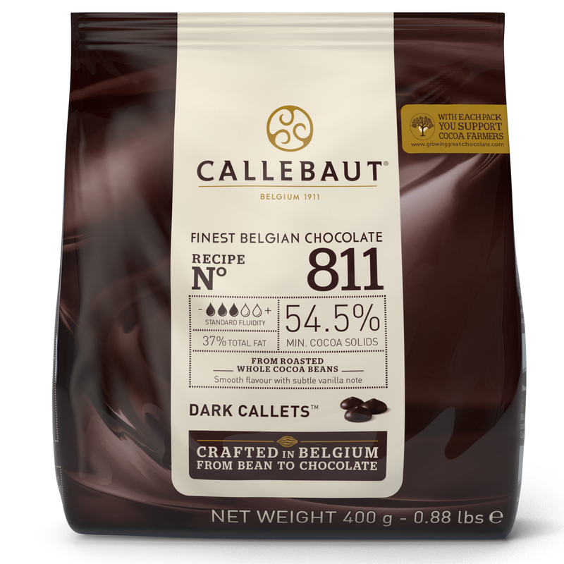 купить Шоколад темный Callebaut 54.5% 811-E0-D94(811-RT-D94)  7*0,4кг 